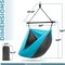 Sorbus Hanging Hammock Chair - Collapsible and Lightweight Tree Pod Sensory Swing for Camp, Travel, Hiking, Tent, or Porch (500 lb Max)